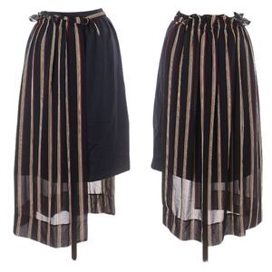 NWT GUILD PRIME Striped Layered Skirt S